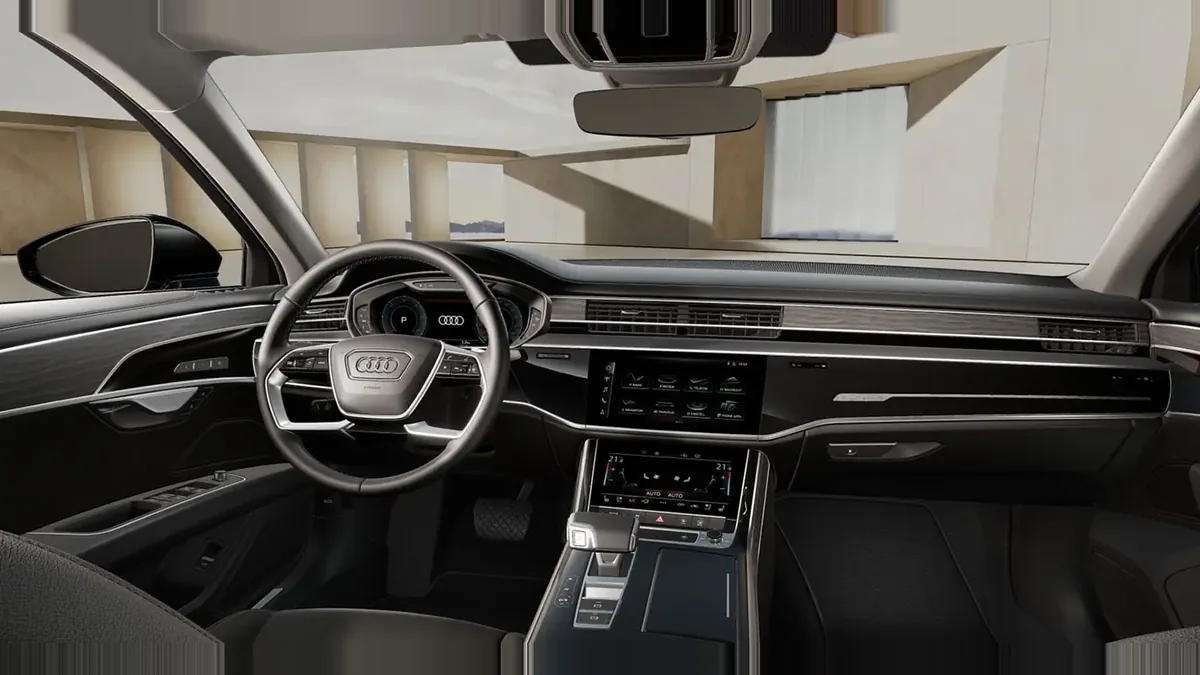 Audi A8 50 TDI 210kW (286CV) Quattro Tiptronic en renting en Zaragoza — Delantera