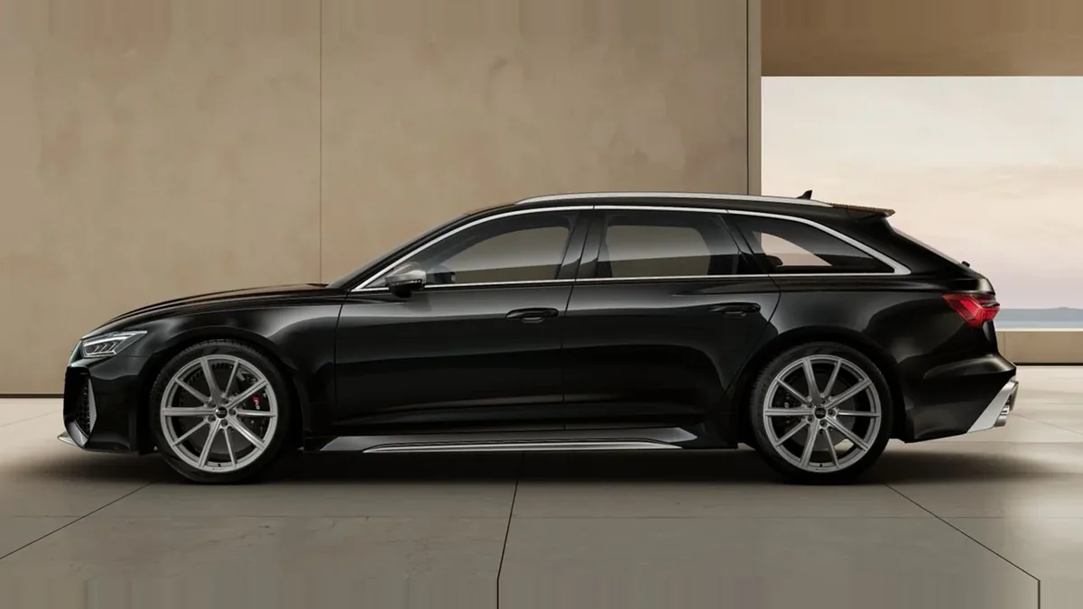 Audi RS6 Avant TFSI Quattro en renting en Zaragoza — Lateral