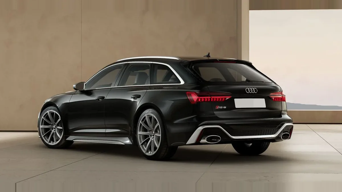 Audi RS6 Avant TFSI Quattro en renting en Zaragoza — Trasera