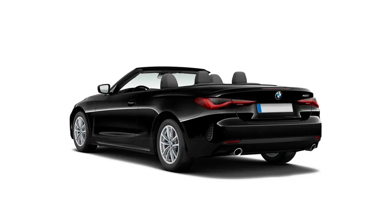 BMW Serie 4 420i Cabrio en renting en Zaragoza — Lateral