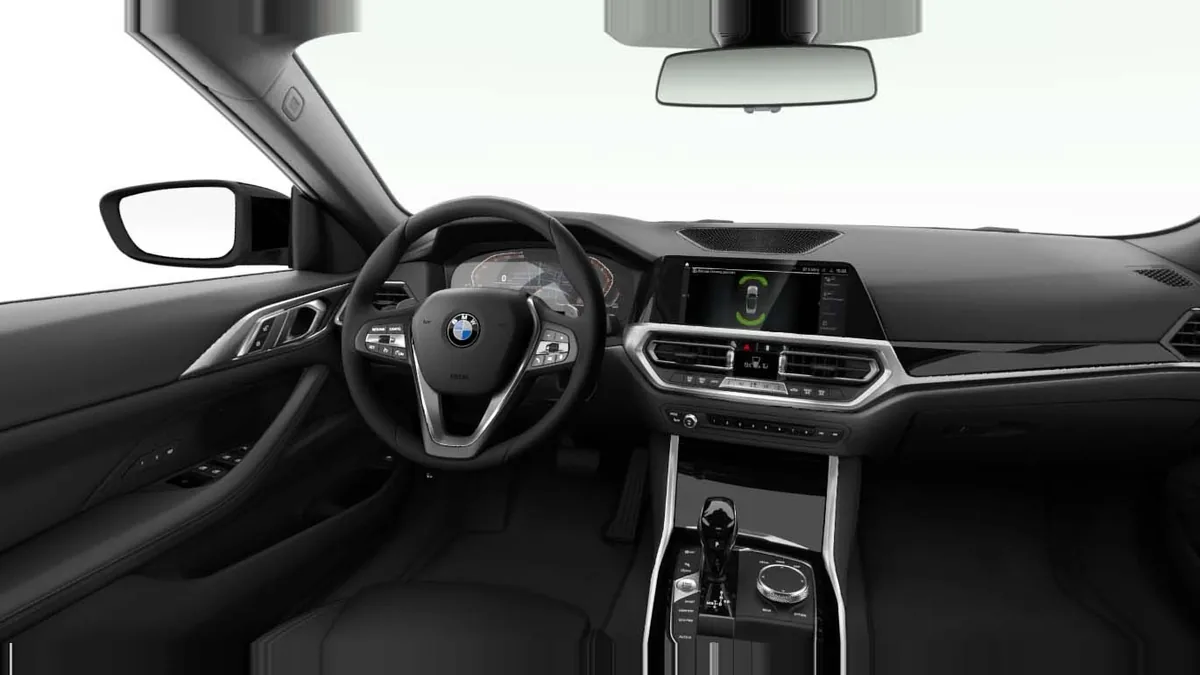 BMW Serie 4 420i Coupé en renting en Zaragoza — Lateral