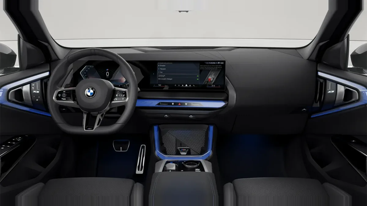 BMW X3 20d xDrive en renting en Zaragoza — Delantera