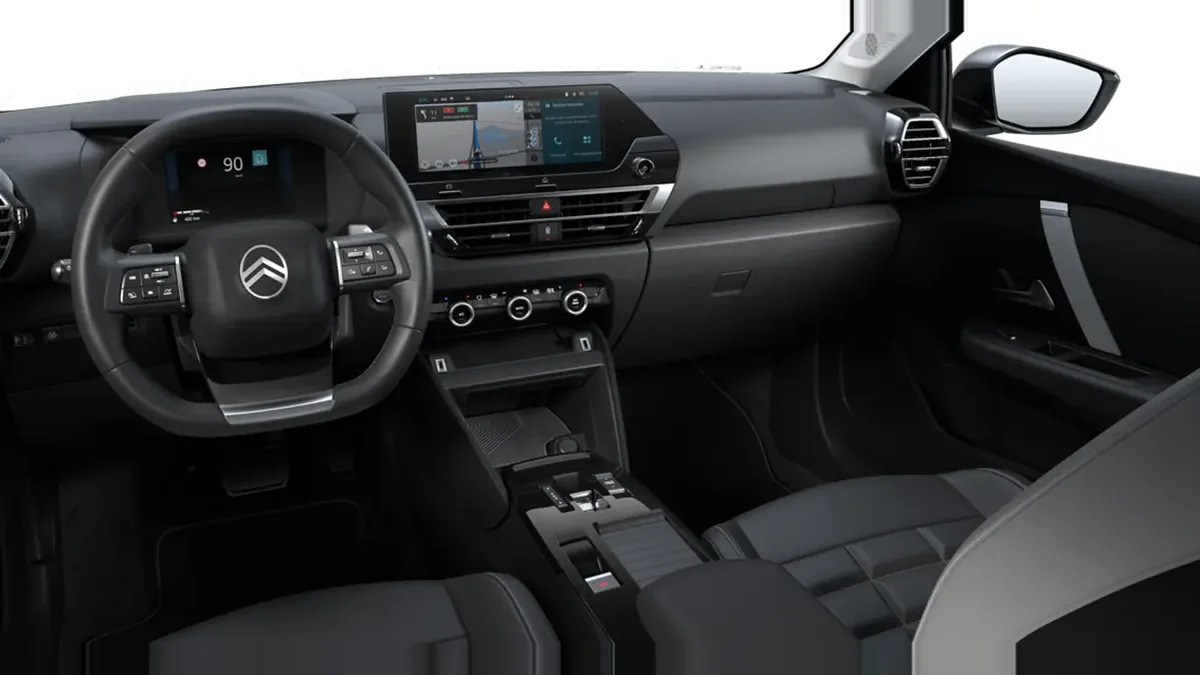 Citroën C4 Hybrid e-DCS6 Max 145CV en renting en Zaragoza — Delantera