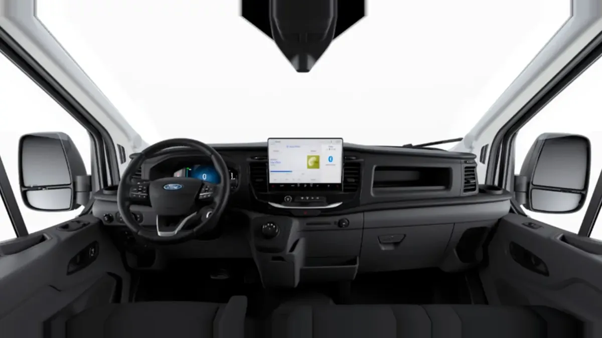 Ford Transit Van 350 L3 BEV Trend 184cv RWD II en renting en Zaragoza — Trasera