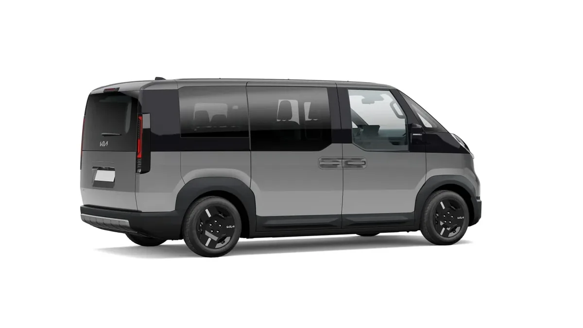 Kia PV5 Passenger L2H1 LR Plus en renting en Zaragoza — Trasera