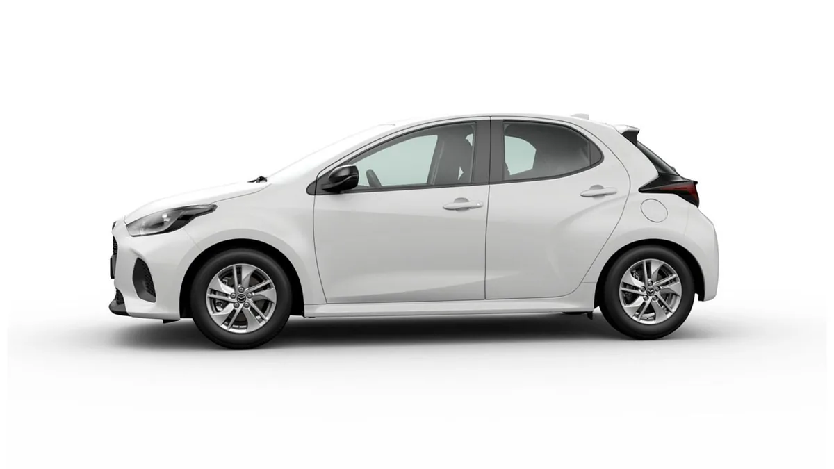 Mazda 2 Hybrid 1.5 85kW 116CV CVT Centre-Line en renting en Zaragoza — Lateral