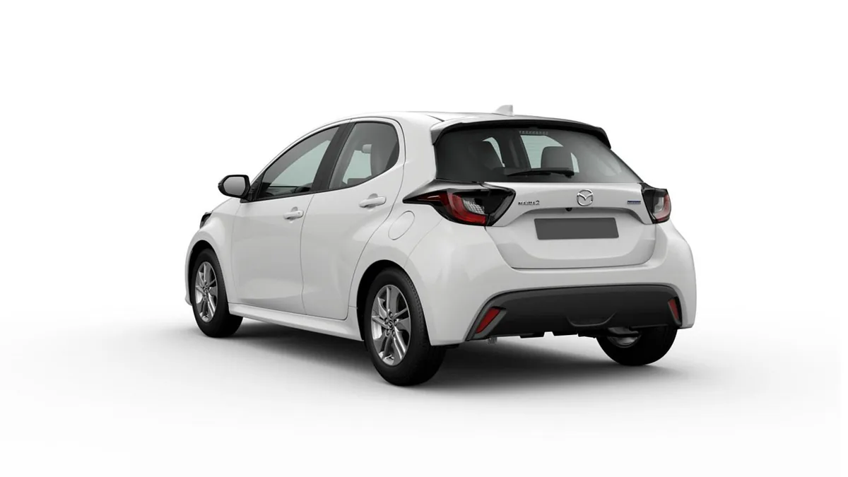 Mazda 2 Hybrid 1.5 85kW 116CV CVT Centre-Line en renting en Zaragoza — Trasera