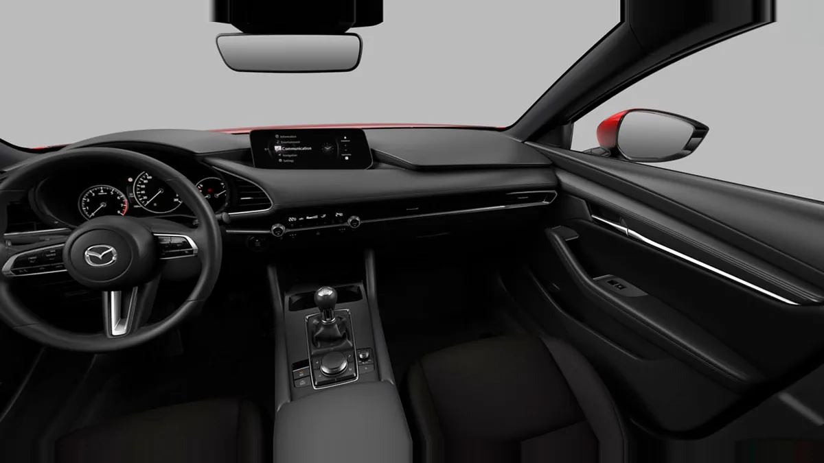 Mazda 3 2.5L e-Skyactiv G MHEV 140CV 6AT Centre-Line RD en renting en Zaragoza — Interior
