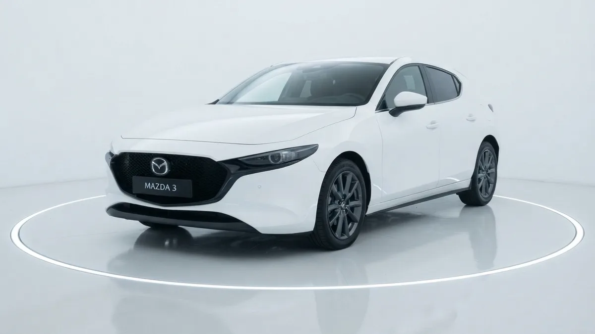 Mazda 3 2.5L e-Skyactiv G MHEV 140CV 6MT Prime-Line en renting en Zaragoza