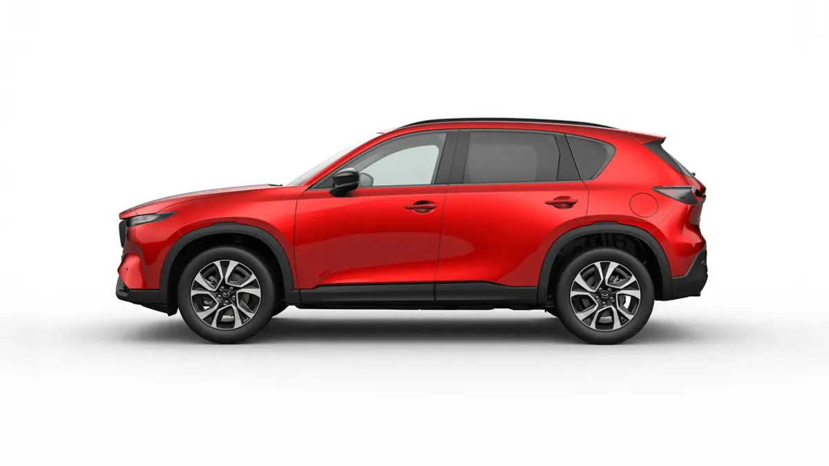 Mazda CX-5 2.5 e-Skyactiv G MHEV Centre-Line 141CV en renting en Zaragoza — Delantera
