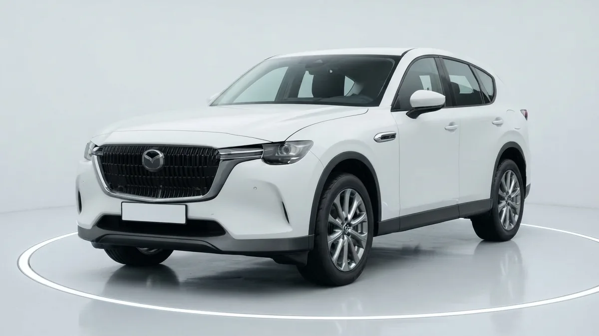Mazda CX-60 e-Skyactiv D MHEV 147kW RWD 8AT Exclus.-Line en renting en Zaragoza — Lateral