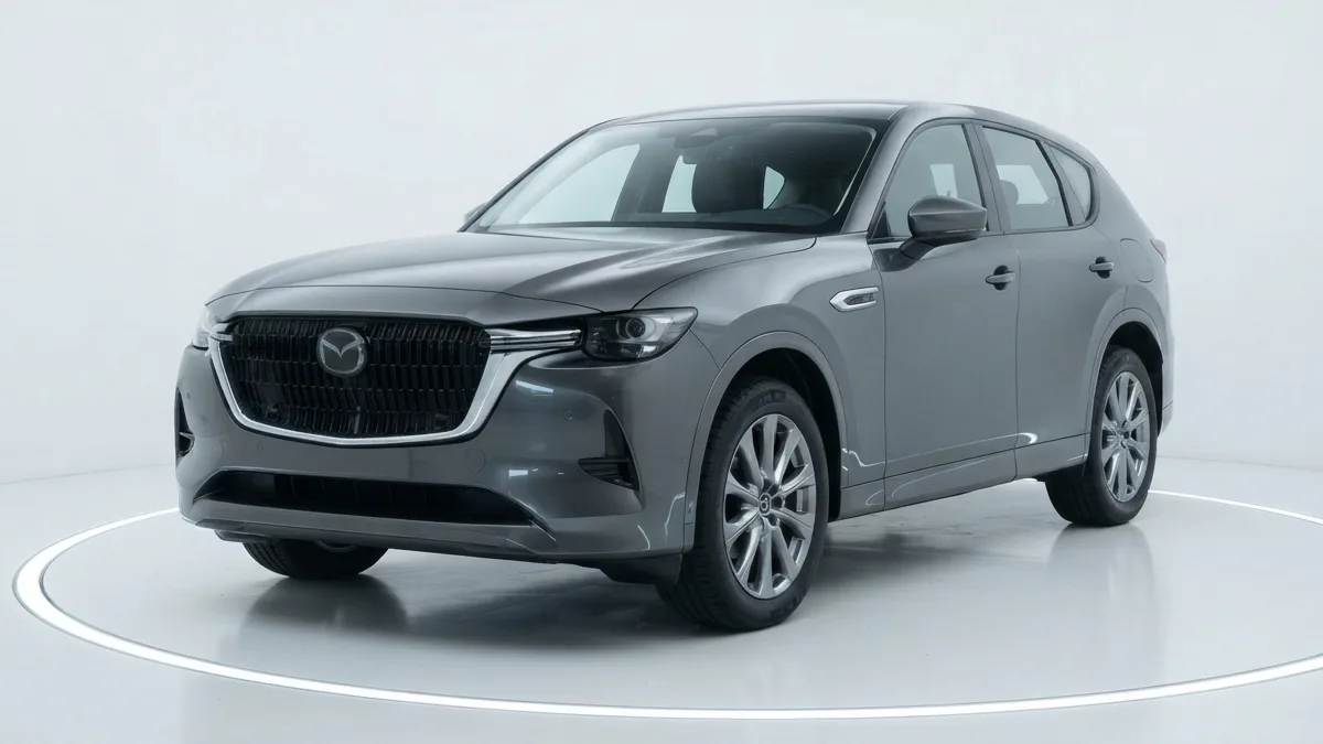 Mazda CX-60 e-Skyactiv D MHEV 8AT RWD Exclusive-Line en renting en Zaragoza