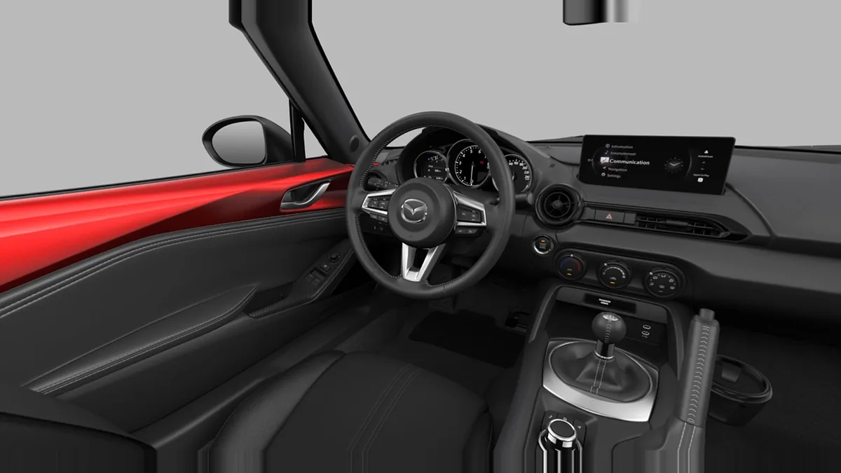 Mazda MX-5 MIATA 1.5 SKYACTIV-G 97kW (132CV) Prime-Line en renting en Zaragoza — Interior