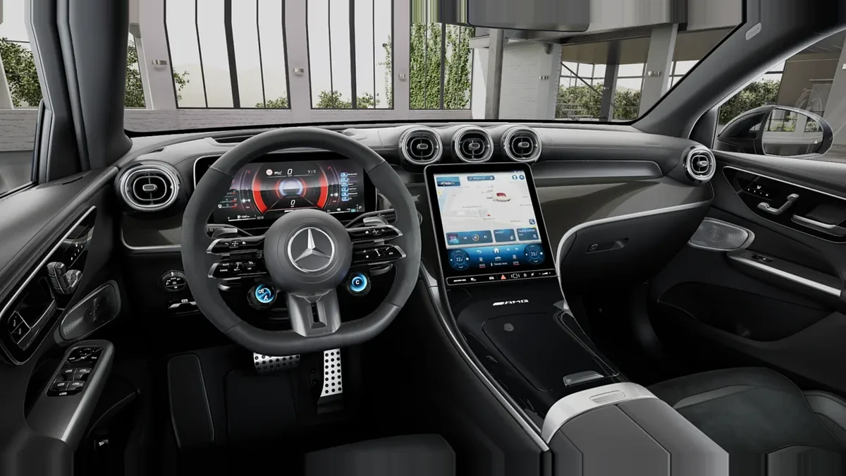 Mercedes-AMG GLC Coupé 63 S E Performance en renting en Zaragoza — Delantera