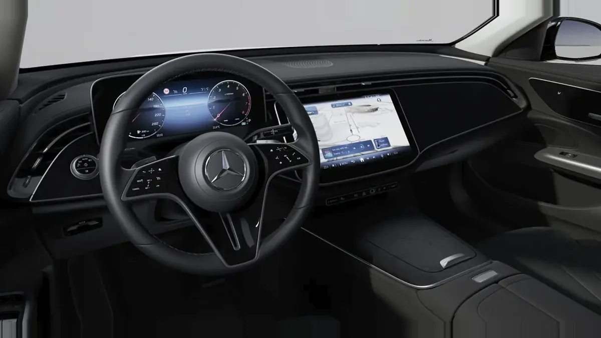 Mercedes-Benz Clase E 200 en renting en Zaragoza — Delantera