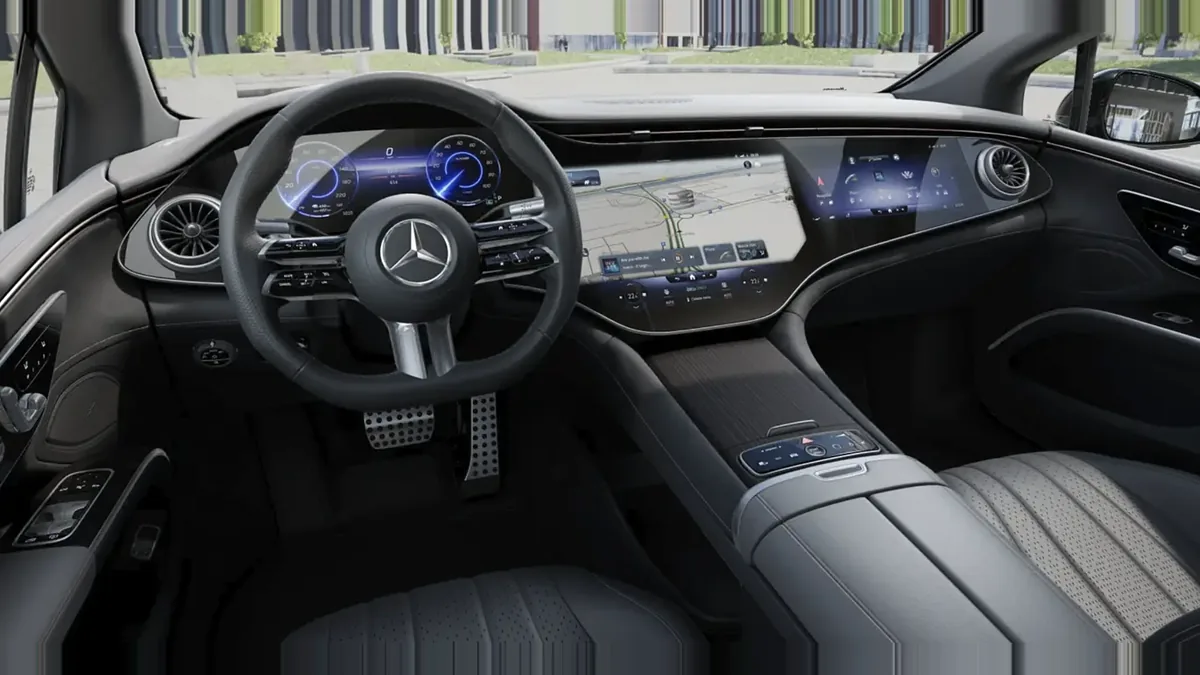 Mercedes-Benz EQS 350 Edition en renting en Zaragoza — Delantera
