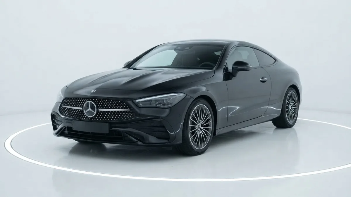 Mercedes-Benz GLC Coupé 220D 4MATIC en renting en Zaragoza — Trasera
