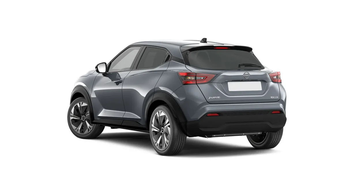 Nissan Juke 1.6 Hybrid Nconnecta 145CV Automático en renting en Zaragoza — Trasera