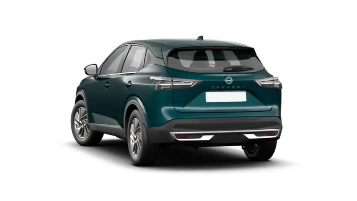 Nissan Qashqai DIG-T 103kW (140CV) MHEV 4x2 Acenta Deep Blue Ocean en renting en Zaragoza — Trasera