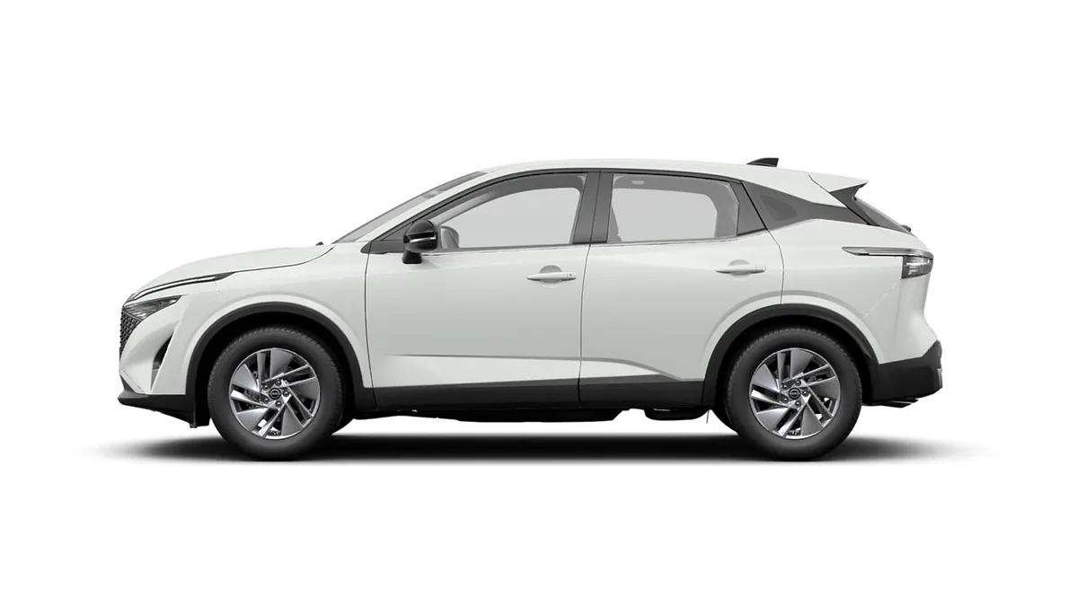 Nissan Qashqai DIG-T 158CV MHEV 4x2 Acenta WHT en renting en Zaragoza — Lateral