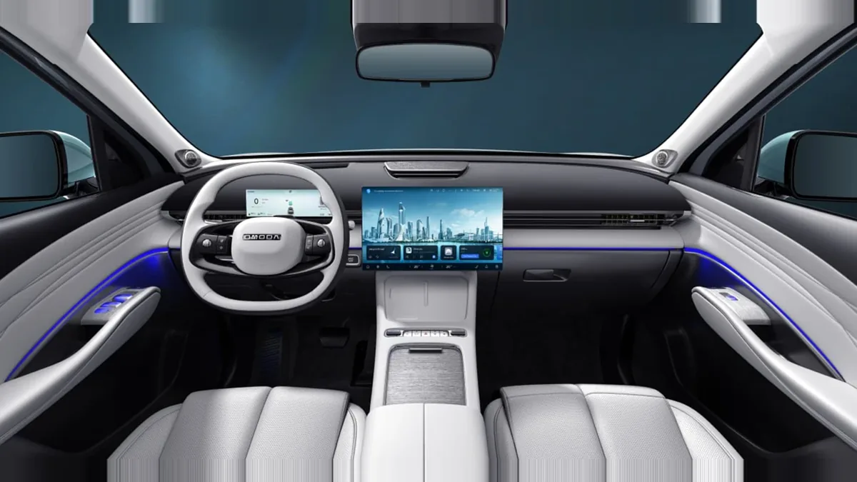Omoda 7 1.5 TGDI PHEV Premium 279CV en renting en Zaragoza — Trasera