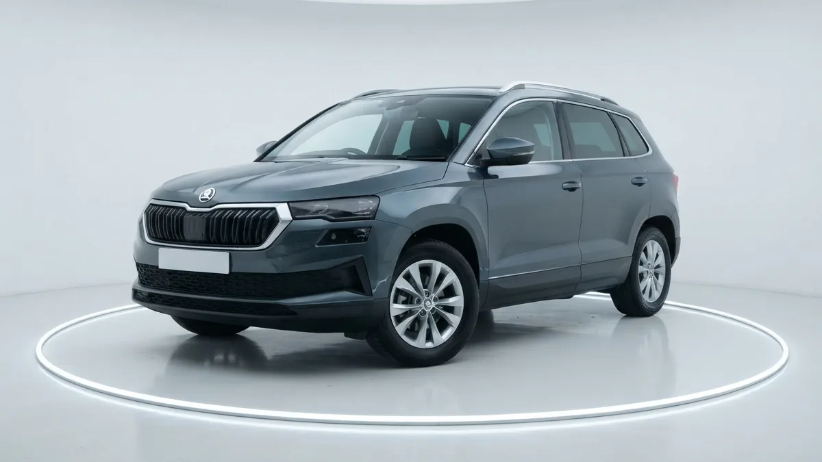 Škoda Karoq Selection 2.0 TDI 150cv 4x4 DSG en renting en Zaragoza — Lateral