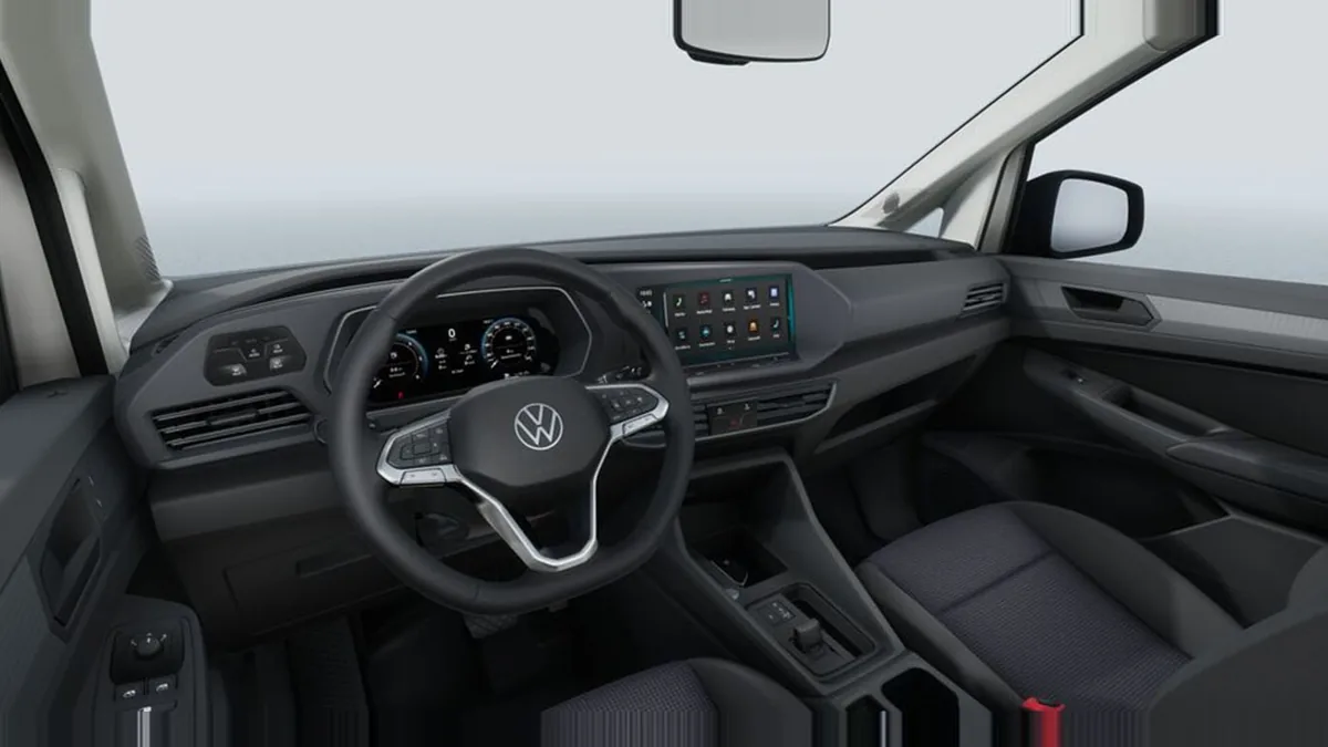 Volkswagen Caddy Cargo PHEV 1.5 TSI eHybrid en renting en Zaragoza — Delantera