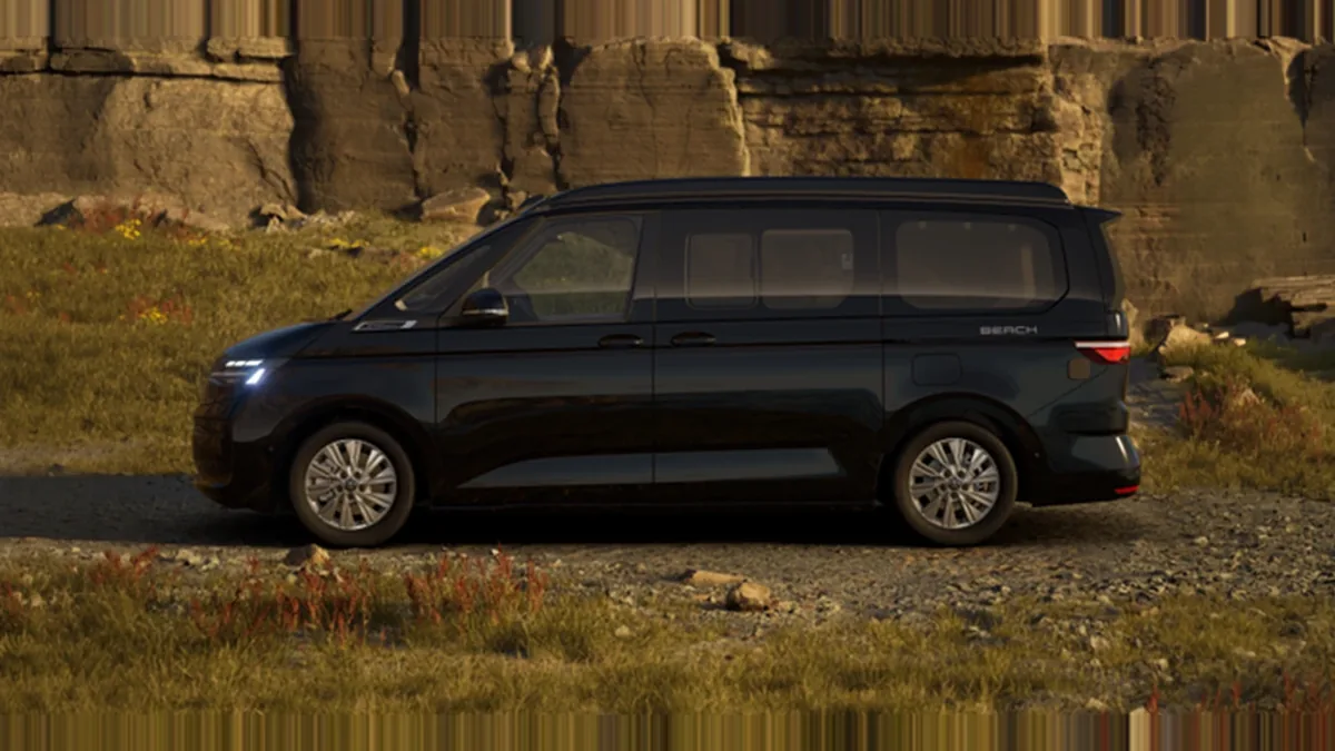 Volkswagen California Beach Tour 2.0 TDI 110kW (150CV) DSG en renting en Zaragoza — Lateral